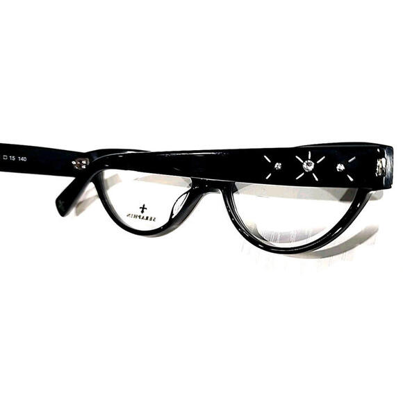 Seraphin LINDSAY 8531 Sm Black Cat Eye Eyeglasses 51-15 140 New main image 8